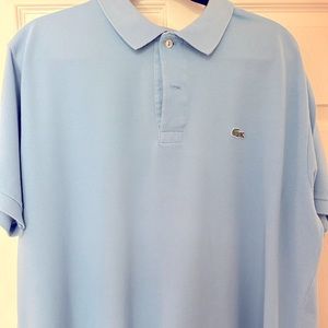 Lacoste Men's Classic Polo Shirt, Blue Size 8. (3X Men’s)